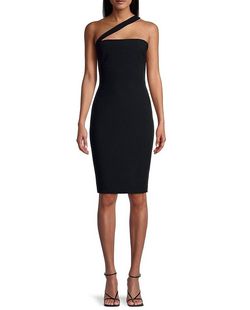 Style 1-1227226455-649 Black Halo Black Tie Size 2 Straight Cocktail Dress on Queenly
