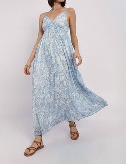 Style 1-1468689211-2696 MOLLY BRACKEN Blue Size 12 Print Military Polyester Straight Dress on Queenly