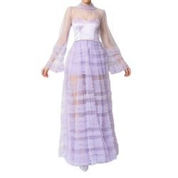 Style 1-1547883152-3236 Kikiriki Purple Size 4 Free Shipping Sleeves Mini A-line Dress on Queenly