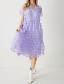 Style 1-1837429523-3471 entro Purple Size 4 Lavender Pockets Tall Height Cocktail Dress on Queenly