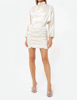 Style 1-1925364624-3855 4SI3NNA White Size 0 Cut Out Long Sleeve Cocktail Dress on Queenly