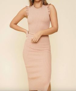 Style 1-2261157620-2901 Hem & Thread Pink Size 8 Hem And Thread Fitted Cocktail Dress on Queenly