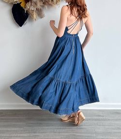 Style 1-2272550353-2791 En Saison Blue Size 12 Straight Dress on Queenly