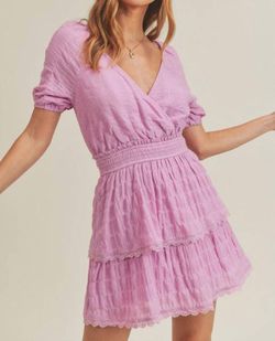 Style 1-2361889826-3011 LUSH Pink Size 8 Tall Height Mini Cocktail Dress on Queenly