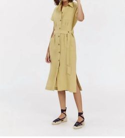 Style 1-2479609521-1572 Ines de la Fressange Yellow Size 42 Tall Height Mini Cocktail Dress on Queenly