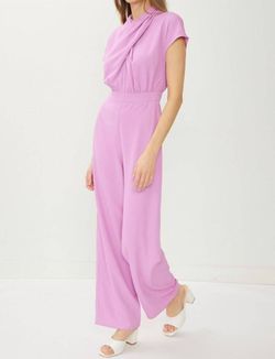 Style 1-2679956992-3471 entro Pink Size 4 Tall Height Backless Sheer Jumpsuit Dress on Queenly