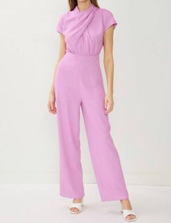 Style 1-2679956992-3471 entro Pink Size 4 Tall Height Backless Sheer Jumpsuit Dress on Queenly