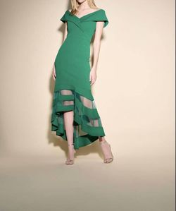 Style 1-2820201702-1498 Joseph Ribkoff Green Size 4 Free Shipping Spandex Polyester Straight Dress on Queenly