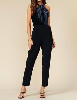 Style 1-3284912901-2901 adelyn rae Blue Size 8 Navy Jumpsuit Dress on Queenly