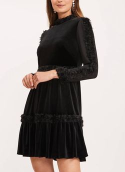 Style 1-3734957577-649 Tyler Boe Black Size 2 Polyester Sorority Rush Tall Height Sleeves Cocktail Dress on Queenly