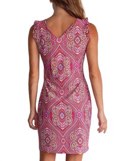 Style 1-3881018941-3236 JUDE CONNALLY Pink Size 4 Barbiecore Spandex Cocktail Dress on Queenly