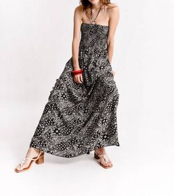 Style 1-4001651897-2696 MOLLY BRACKEN Black Size 12 Free Shipping Print Straight Dress on Queenly
