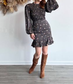 Style 1-416989042-3011 En Saison Black Size 8 Sleeves Polyester Free Shipping Cocktail Dress on Queenly
