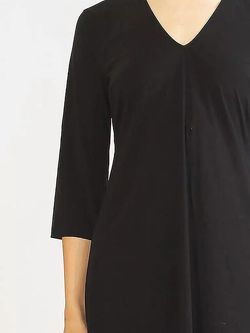 Style 1-874248245-2696 Wolford Black Size 12 Sleeves Tall Height V Neck Cocktail Dress on Queenly