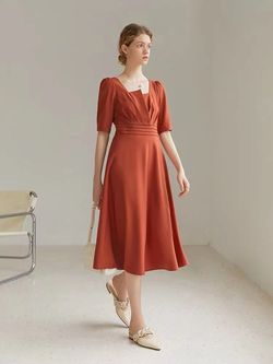 Style A-line Red Size 8 A-line Dress on Queenly