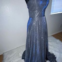 Macy's Blue Size 6 Straight Dress on Queenly