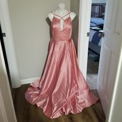 JJ's house Pink Size 20 Floor Length Custom Tulle Corset Ball gown on Queenly