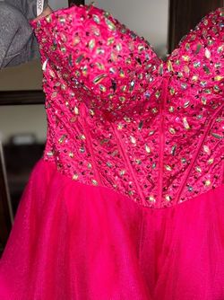 Clarisse Pink Size 16 Homecoming Cocktail Dress on Queenly