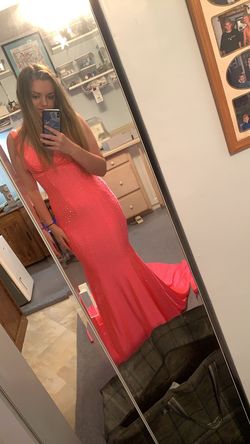Johnathan Kayne Pink Size 6 Floor Length Mermaid Dress on Queenly