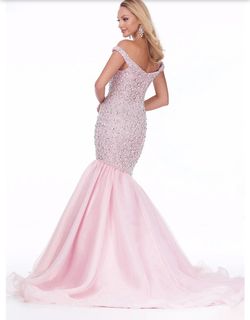 Ashley Lauren Pink Size 6 Pageant Prom Floor Length Mermaid Dress on Queenly