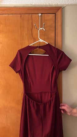Windsor Red Size 4 Cap Sleeve Sorority Jumpsuit Dress on Queenly