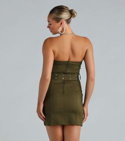Style 05102-5382 Windsor Green Size 12 Mini Straight Cocktail Dress on Queenly