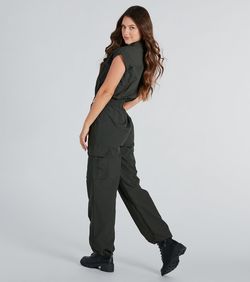 Style 06302-0799 Windsor Green Size 4 Straight Tall Height Pockets Jumpsuit Dress on Queenly