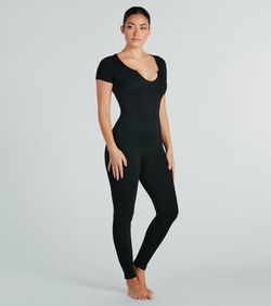 Style 07109-0337 Windsor Black Size 12 07109-0337 Sleeves Sorority Plus Size Jumpsuit Dress on Queenly