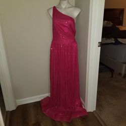 Lavetir Pink Size 22 Prom Black Tie A-line Dress on Queenly