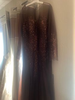 Brown Size 16 Mermaid Dress on Queenly