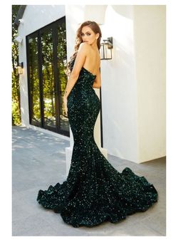 Style PS21208 Portia and Scarlett Green Size 2 Ps21208 Prom Floor Length Mermaid Dress on Queenly