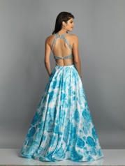 Style A7500 Dave and Johnny Multicolor Size 16 Floor Length Prom A-line Dress on Queenly