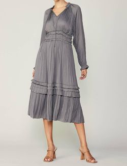 Style 1-1074069572-3236 current air Gray Size 4 Tall Height Grey Polyester Cocktail Dress on Queenly