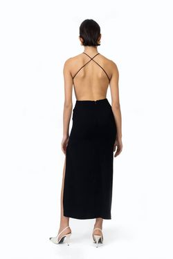 Style 1-1164287839-3855 RONNY KOBO Black Size 0 Cut Out Party Square Neck Cocktail Dress on Queenly