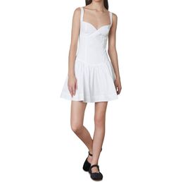 Style 1-1219705301-2901 NIA White Size 8 Bridal Shower Mini Corset Cocktail Dress on Queenly