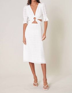 Style 1-1305062284-2791 SUGARLIPS White Size 12 Plus Size Sleeves Cocktail Dress on Queenly