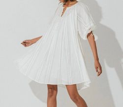 Style 1-1714095463-2901 Cleobella White Size 8 Bachelorette Cocktail Dress on Queenly