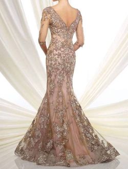 Style 1-1801970926-568 Ivonne D Nude Size 18 Free Shipping Plus Size Pageant Mermaid Dress on Queenly