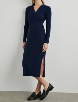 Style 1-2011298597-3236 Rails Blue Size 4 Tall Height Silk Cocktail Dress on Queenly