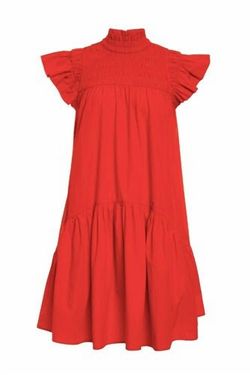 Style 1-2154158708-3906 LOVE THE LABEL Red Size 0 Summer Tall Height Mini Cocktail Dress on Queenly
