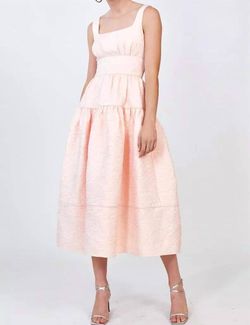 Style 1-2173093116-1901 HUNTER BELL Pink Size 6 Tall Height Square Neck Cocktail Dress on Queenly