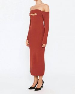 Style 1-2504805652-2696 BARDOT Brown Size 12 Jersey Plus Size Free Shipping Cocktail Dress on Queenly
