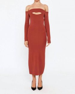 Style 1-2504805652-2696 BARDOT Brown Size 12 Jersey Tall Height Cocktail Dress on Queenly