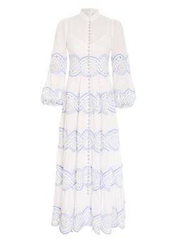 Style 1-259702132-649 Zimmermann White Size 2 Tall Height 1-259702132-649 Ivory Cocktail Dress on Queenly