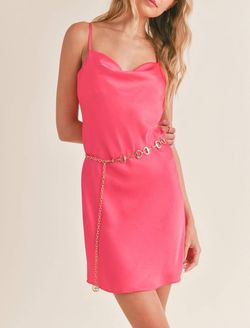 Style 1-2608290155-2791 Sadie & Sage Pink Size 12 Sorority Rush Sorority Mini Casual Cocktail Dress on Queenly