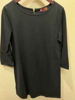 Style 1-2785441464-3236 ISLE by Melis Kozan Black Size 4 Tall Height Sleeves Free Shipping Sorority Rush Cocktail Dress on Queenly