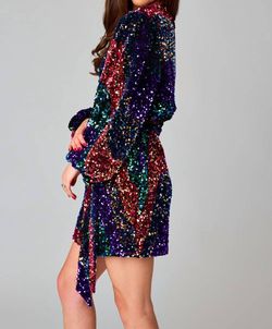 Style 1-2922735089-3471 BUDDYLOVE Multicolor Size 4 Fitted Polyester Party Cocktail Dress on Queenly