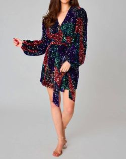 Style 1-2922735089-3471 BUDDYLOVE Multicolor Size 4 Fitted Polyester Party Cocktail Dress on Queenly