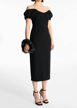 Style 1-2973567287-49 A.L.C. Black Size 4 1-2973567287-49 Corset Cocktail Dress on Queenly