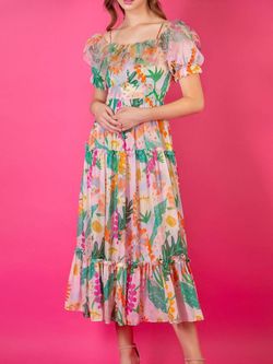 Style 1-3064097936-3236 JESSIE LIU Pink Size 4 Print Free Shipping Cocktail Dress on Queenly